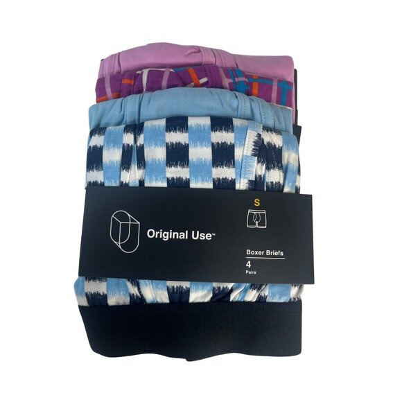 Original Use Boxer Briefs 4-Pack Mens Small Multicolor New - Picture 1 of 6